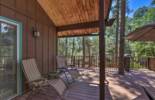 Deck with Wooded Views Rustic-Chic Prescott Cabin! - Foto 23