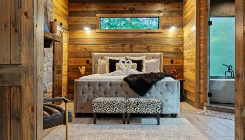 Romantic 1BR Cabin in Broken Bow HotTub, FirePit - Foto 4