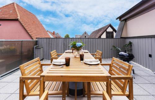 homie stay Badgasse - Fewos am Main mit Dachterrasse & Fahrradgarage - Foto 13