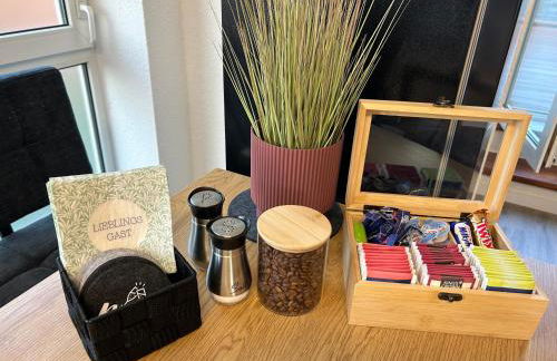 LGH-Moderne, ruhige Wohnung, Nähe zum Flughafen und Autobahn, 24h-self-check-in, vollausgestattet, DisneyPlus, Waschmaschine - Foto 12