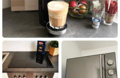 "GREENSUN-HOMES" Messe, Flughafen und Zentrums nah, Ruhig, Modern, schnelles WLAN, Balkon und Küche, freies Parken, 4 Schlafplätze möglich - Photo 12