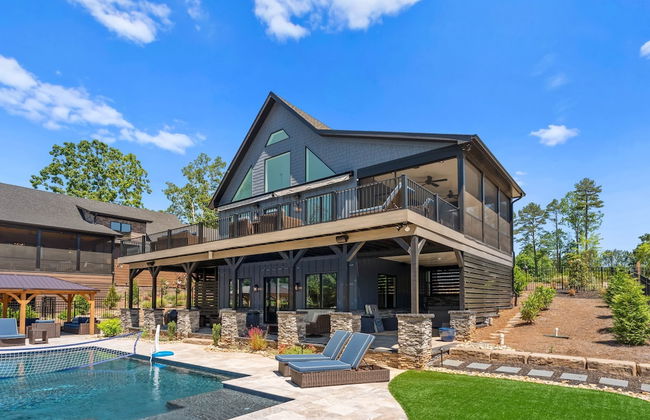 Blue Heron by Avantstay Lakefront Dock Pool Theater Sleeps 22 - Foto 52