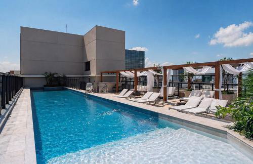 Luxury Studio Paulista Rooftop Pool 5min Metro - Foto 42