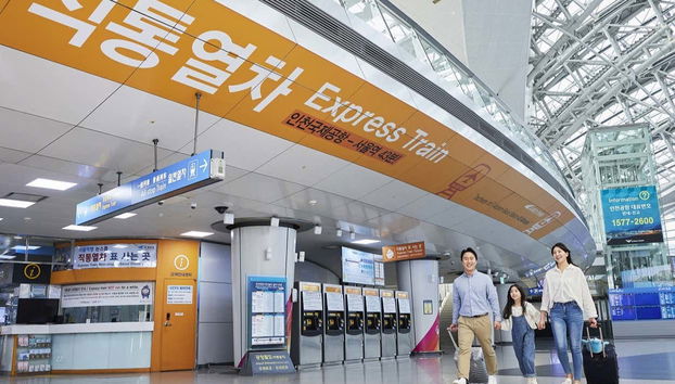 Caminando hacia el tren