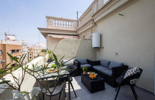 FLORIT FLATS - Stylish 2 Bedroom AC Wifi Terrace Attic in Valencia Center - Foto 32