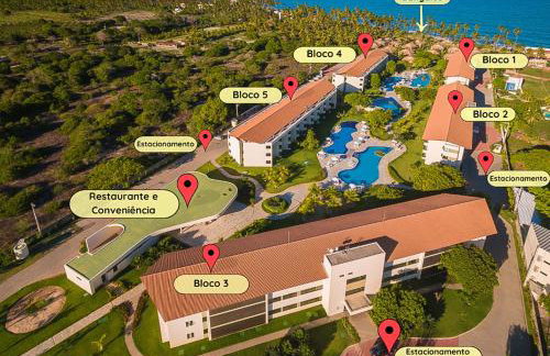 02 Quartos - Carneiros Beach Resort - Ideal para Família - Foto 50