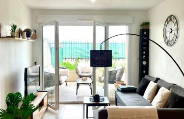 Superbe appart avec Jardin à 2 min de l’Aéroport-4 pers - Foto 10