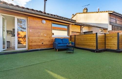 Le toit terrasse proche commodités parking facile - Foto 10