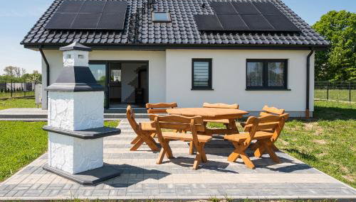 Ferienhaus Sieroslaw polnische Ostsee mit Kamin - Foto 4