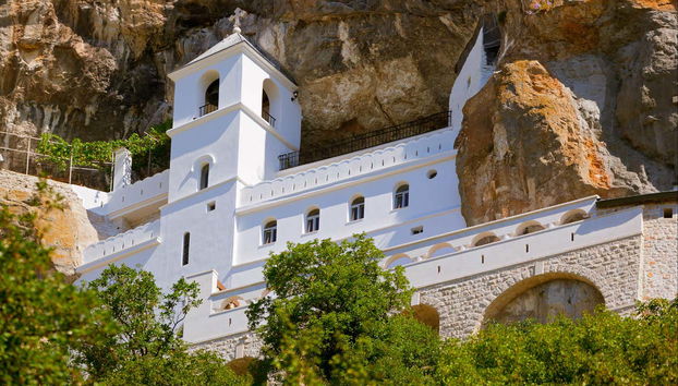 Visitando o mosteiro de Ostrog