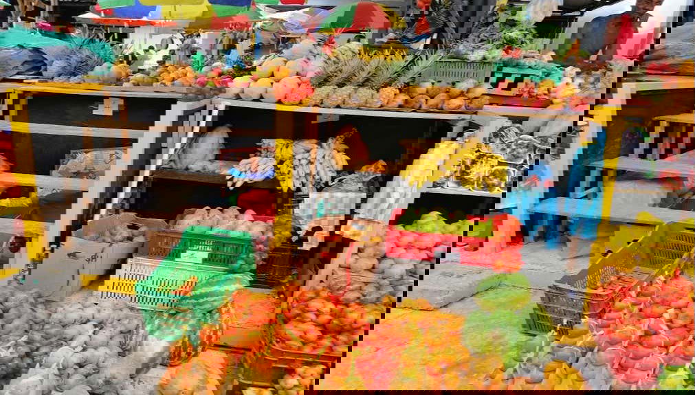 Mercado de fruta en Armenia