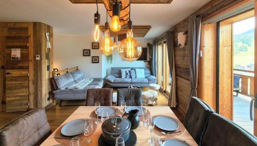 NEW ! HOLY COW - LES GETS - Proche pistes et centre - Souplex Design 4 chambres - 10 personnes - Idéal 8 personnes - Foto 5