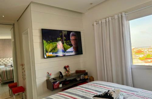 Apartamento completo com 3 SUÍTES - Piscina, Academia, Varanda Gourmet com uma vista privilegiada - Hospedagem à altura da COP30 - Foto 44