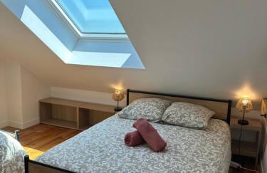 Maison familiale, 13 lits, 3 SDB, parking gratuit, jardin, terrasse - Foto 19