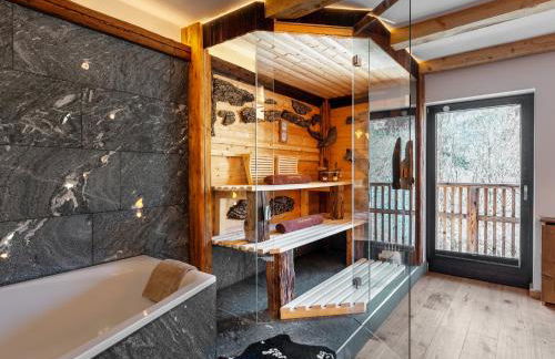 Bergromantik Ferienwohnung Harmonie mit Sauna, Whirlpool und Bergblick - Foto 13