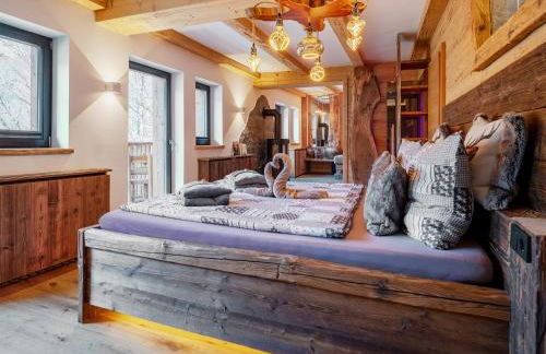 Bergromantik Ferienwohnung Harmonie mit Sauna, Whirlpool und Bergblick - Foto 9