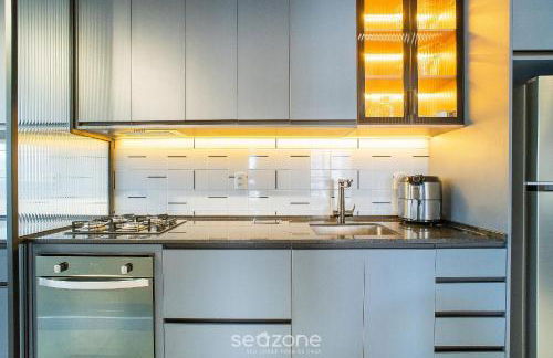 Estadia tranquila e completa em prédio com piscina – VPD - Foto 29