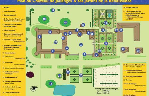 GITE LOFT DE 15 PERSONNES AU CHATEAU DE JALLANGES VOUVRAY - Foto 29