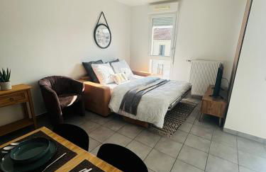 Lascano Parking GRATUIT proche Gare Aéroport Eurexpo GROUPAMA STADIUM - Foto 14