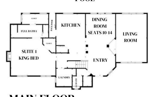 Private Pool Sleeps 14 3 King Beds Near OU - Foto 39