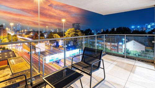 Luxury 2BR Penthouse-1, Private Terrace, City Center, Free Parking - Foto 4