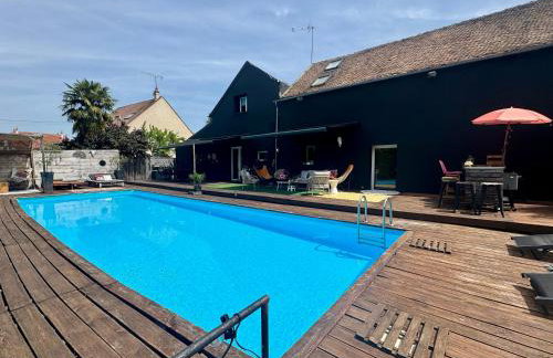 La Villa d'ElodibiZa, 45mn de Paris en train avec piscine ! - Foto 18