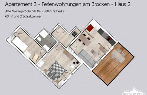 Auszeit-im-Harz Haus 2 Wohnung 3 - Foto 5