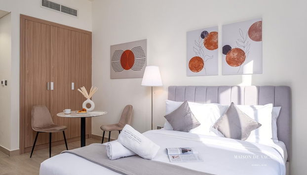 Large Balcony Studio 10mins From Dubai Mall - Foto 4, Habitación