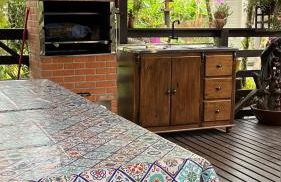 Sítio com piscina, churrasqueira, lareira, fogão à lenha, mesa de sinuca e vista para as montanhas - Foto 62