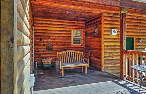 Hot Tub, Deck & Trail Access: Shaver Lake Cabin - Photo 21