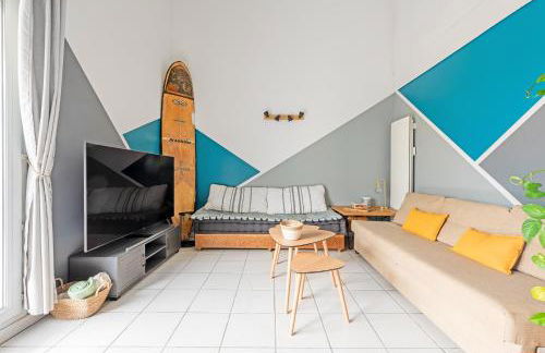 Le Surf : Triplex (T4) parking, rooftop et clim - Foto 1