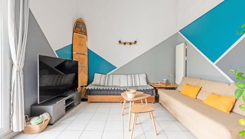 Le Surf : Triplex (T4) parking, rooftop et clim - Foto 1