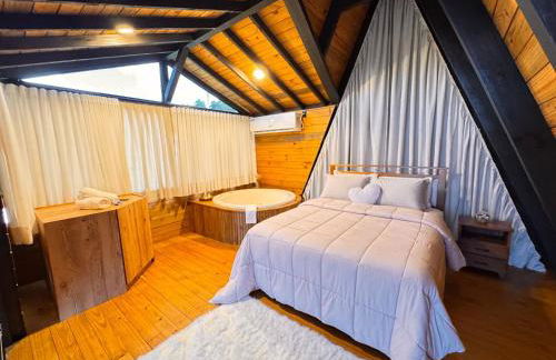 Chalé | Hidro | Churrasqueira | Vista maravilhosa - Foto 3