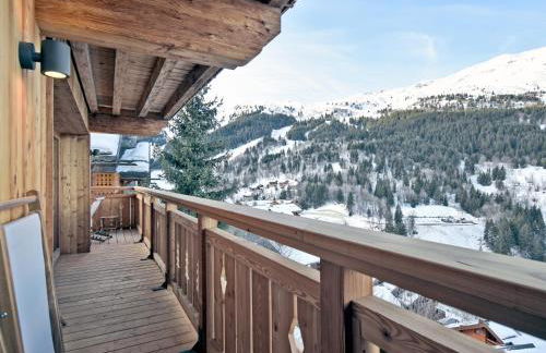 Charmant Appartement à Méribel - 3 Chambres, 6 Pers, Balcon & TV, Services Inclus - FR-1-613-33 - Foto 18