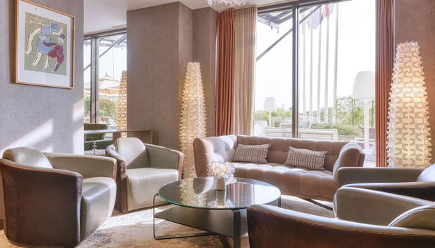 Zona de estar del vestíbulo