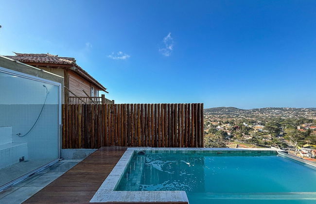 Vista Panorâmica em Geribá com 5 suítes - Foto 43