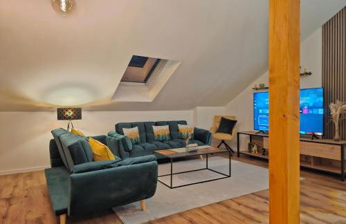 Design-Penthouse I 90qm I Europapark 20 min I Boxspring I Nespresso I Parkplatz - Foto 14