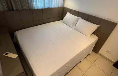 Flat Beach Class Excelsior - Apto Completo para 4 pessoas vista rio e mar - Foto 59