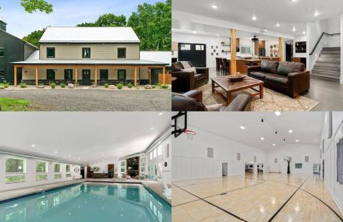 38-Acres of Luxury: 9BR, Indoor Pool, Gym, Near ND - Foto 1