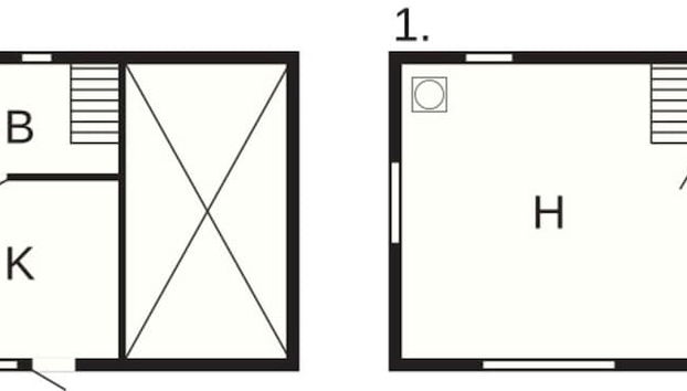 6 Person Holiday Home in Ostra Antervik-by Traum - Foto 3, Grundriss