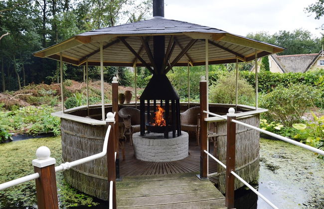 A Detached Bungalow With Outdoor Fireplace, Covered Terrace and Pond in a Forest Plot - Photo 77
