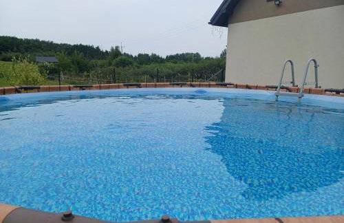 Siedlisko Dwa Żurawie - Uroczy domek nad stawem, z kominkiem, obok konie - Foto 34