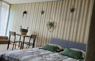 LE PANORAMA studio privé avec vue magnifique TURCKHEIM TROIS ÉPIS - Foto 11