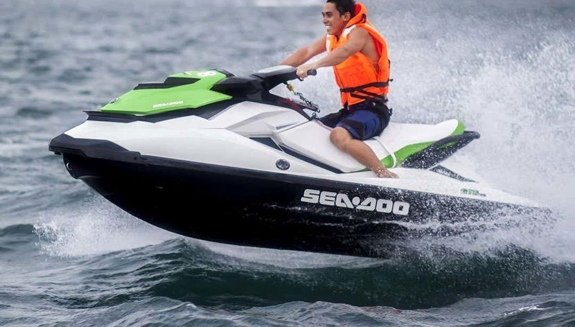 Jet ski para a atividade
