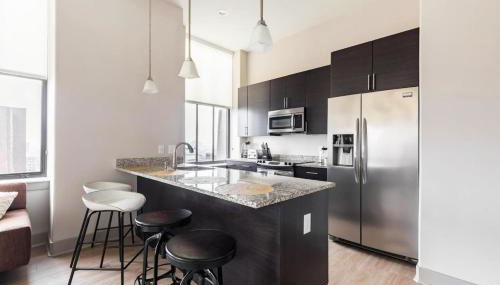 2BR Distinguished Apartment Rooftop Deck & Gym - Foto 5, stove, dishwasher, toaster