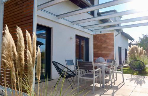 Ferienhäuser Ankerplatz 1 und 2 Usedom mit Sauna, Kamin und Garten - Foto 3