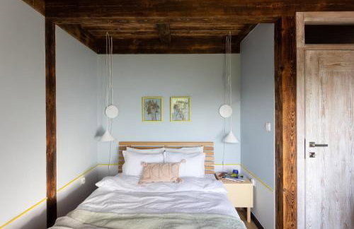 Nowoczesny dom nad jeziorem Zarybinek-Mazury Rybno, z własnym dostępem do linii brzegowej oraz łódką - Foto 37