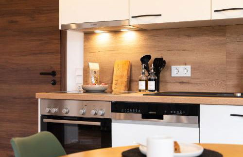 MATT ' Modernes Apartment mit Terrasse & Gartenblick - Foto 17