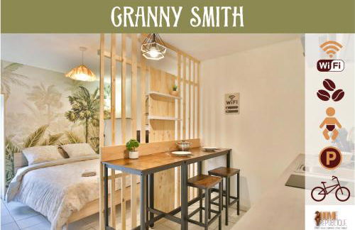 Granny Smith - Homerepublique - Studio paisible, parking gratuit, emplacement vélo - Village Vaux 3 minutes Auxerre - Foto 1