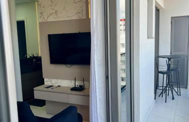 Ap completo a 900m da Vila Germânica com Piscina, Academia, Wi-Fi, Ar, Garagem e Tv no quarto - Foto 18